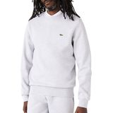 Lacoste - Heren Sweatshirt - Lichtgrijs Melange - Katoen/Polyester