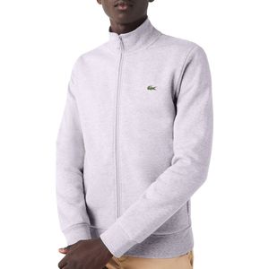 LACOSTE - Sweater met Rits - Mêleegrijs - Katoen