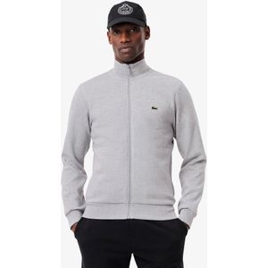 Lacoste - Sweatvest - Lichtgrijs Melange - 83% Katoen, 17% Polyester