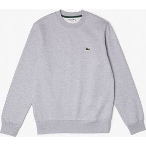 Lacoste - Heren Sweatshirt - Lichtgrijs Melange - Katoen/Polyester