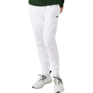 Lacoste - Trainingsbroek - Wit - Biologische Katoenfleece - Slim Fit