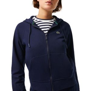 Lacoste - Zip-Up Hoodie - Blauw - Katoen