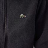 Lacoste heren sweatvest, met rits, antraciet grijs