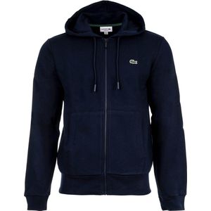 Lacoste - SH9626 - Sweatshirt - Blauw - Geborsteld Biologisch Katoenfleece