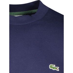 Lacoste - SH9608 - Trui - Blauw - Biologisch Geborsteld Katoen