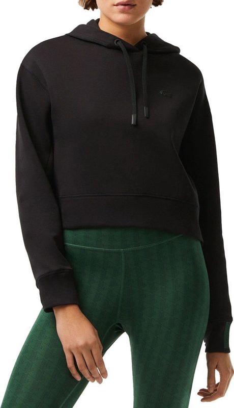 Lacoste - Double Face Hoodie - Zwart - Katoen