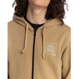 ELEMENT Ursa Sweatshirt Met Volledige Rits Mannen Khaki