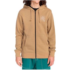 ELEMENT Ursa Sweatshirt Met Volledige Rits Mannen Khaki