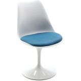 Set van 2 stoelen - Polypropyleen en metaal - Blauw en wit - XAFY L 49 cm x H 82 cm x D 56.5 cm