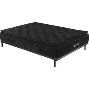 Set lattenbodem + matras met pocketveren BLACK DREAM van YSMÉE - 160 x 200 cm