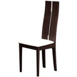 Set van 6 stoelen SALENA - Massief beuken - wengé