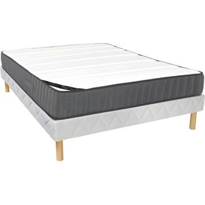 Set bedbodem + matras met pocketveren AUDACE van PALACIO - Dikte 26 cm - 160 x 200 cm