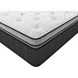 Set bedbodem + matras met pocketveren en geïntegreerd dekmatras GAMIANI van DREAMEA - 35 cm dik - 140 x 190 cm