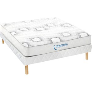 Set bedbodem en matras met pocketveren 20 cm dik SONGE van YSMÉE - 160 x 200 cm