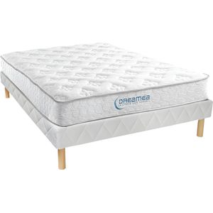 Ysmée Set bedbodem + matras met pocketveren 22cm SERENITE van YSMÉE - 140 x 200 cm L 200 cm x H 30 cm x D 140 cm