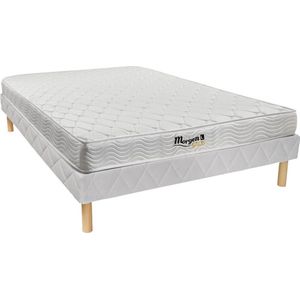 Morgengold Set bedbodem + matras met veren WOLKENLOS van MORGENGOLD - 140 x 190 cm L 190 cm x H 30 cm x D 140 cm