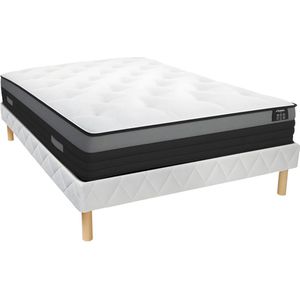 Set bedbodem + matras met pocketveren AIRPLAY van DREAMEA PLAY - 160 x 200 cm