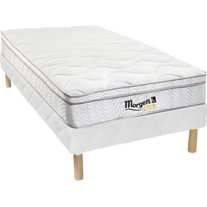 Morgengold Set bedbodem + matras met veren 3 zones WOLKENTANZ van MORGENGOLD - 90 x 200 cm L 200 cm x H 30 cm x D 90 cm