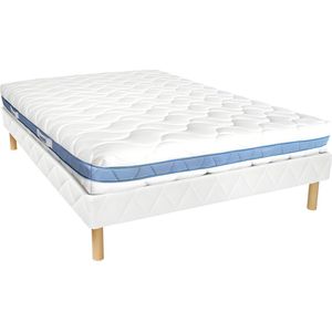 DREAMEA Set bedbodem + matras met vormgeheugen AIRMEMORY van DREAMEA 20 cm dik - 140 x 190 cm L 190 cm x H 30 cm x D 140 cm