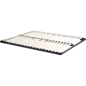 Vente-unique Set lattenbodem + schuimmatras met vormgeheugen PELOPS van DREAMEA - Dikte 15 cm - 140 x 190 cm
