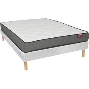 DREAMEA Boxspring + traagschuim matrasset - 20cm dik - 160 x 200 cm - MULTONE van DREAMEA L 200 cm x H 30 cm x D 160 cm