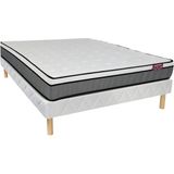 Boxspring + traagschuim matrasset - 24cm dik - 160 x 200 cm - ARIOSSE van DREAMEA