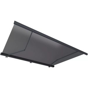 Elektrische zonnescherm met led-verlichting en volledige koffer 4 x 3,5 m antraciet acryl doek - GALAXA