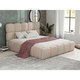 Kofferbed - 160 x 200 cm - Teddy-stof - Beige - DAMADO - van Pascal Morabito