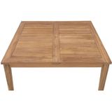 Vierkante tuineettafel van teakhout L144 cm - Licht naturel - ALLENDE