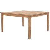 Vierkante tuineettafel van teakhout L144 cm - Licht naturel - ALLENDE