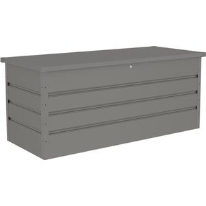 Opbergruimte voor tuin van grijs gegalvaniseerd staal - 750L - TOMASO