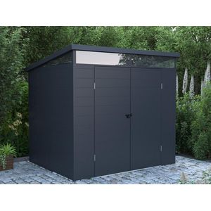 MINARO Tuinhuisje Antracietgrijs 4 m² met Vloer