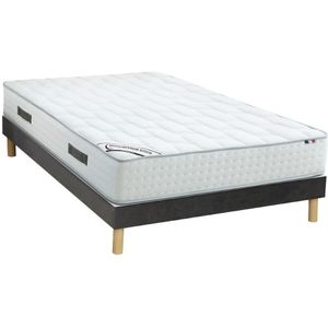 Set bedbodem + matras 160 x 200 cm met pocketveren met 7 zones - Dikte 25 cm - IONIA van DREAMEA