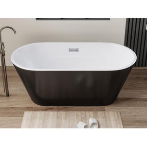 Vrijstaande design badkuip TWIGGY -150*70*58cm - zwart