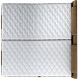 Tweepersoons boxspring met elektrische bedbodem + matras en dekmatras CASTEL PALACIO - 2x80x200cm - Beige stof
