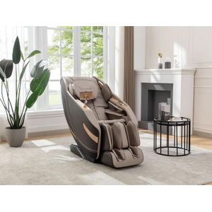 MOWATA - Massagefauteuil - Beige - Zero Gravity-systeem - Kunstleer