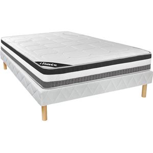 Set bedbodem + matras van schuim met vormgeheugen - 28 cm dik - 160 x 200 cm - LOUBIO
