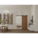 Schuifdeur - Natuurlijk Donker - MDF/Kersenhout - Enkele Deur