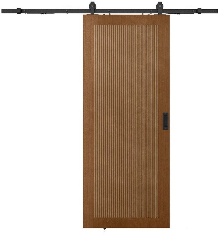 Schuifdeur - Natuurlijk Donker - MDF/Kersenhout - Enkele Deur