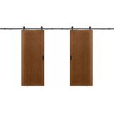 Schuifdeur - Natuurlijk Donker - MDF/Kersenhout - Inclusief Handvat