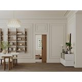 Schuifdeur - Natuurlijk Donker - MDF, Kersenhout - Enkele Deur