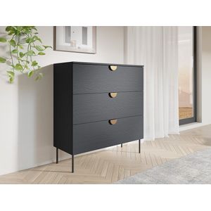 DWVO Commode Chambre en Tissu, 10 Tiroirs, 5 Niveaux, Meuble de Rangement, Style Industriel, 86