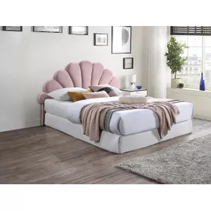 Bed Stof MARGUT 180 x 200 cm Lichtgrijs
