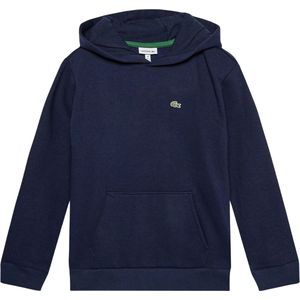 LACOSTE - Hoodie - Marineblauw - Katoen - Kap - Lange Mouwen