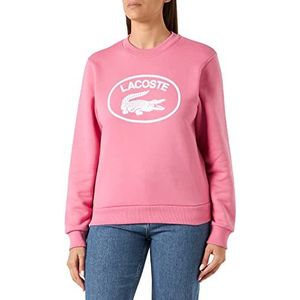 Lacoste - Loose Fit - Sweatshirt - Roze - Organisch Katoen