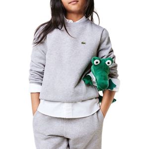 LACOSTE - Sweater - Grijs - Katoen - Ronde Hals