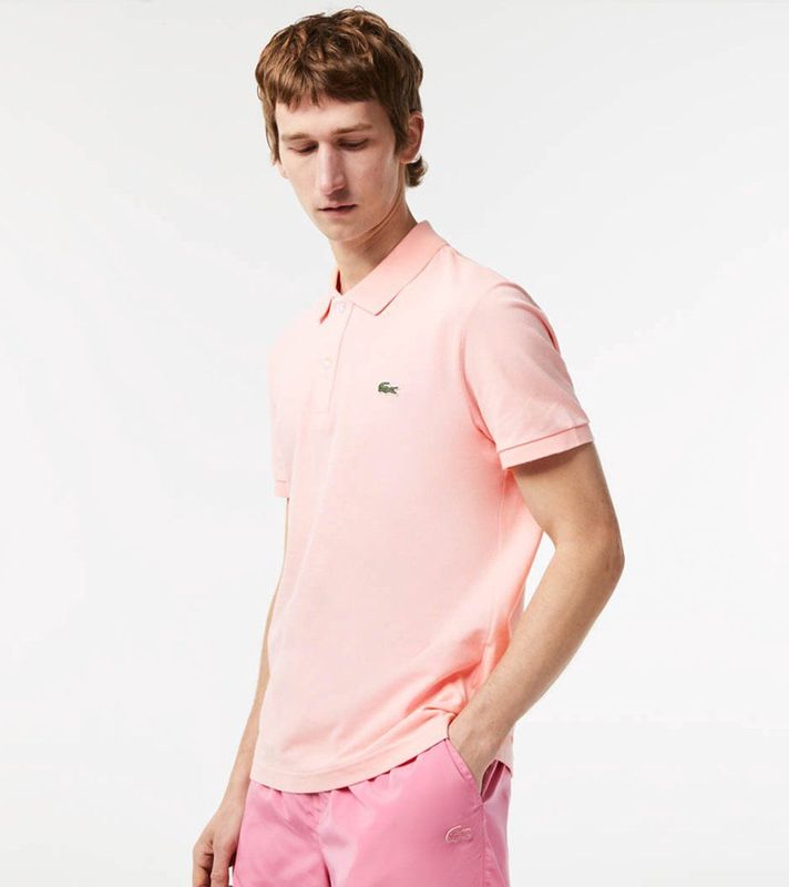 Lacoste 1hp3 Mens S s Polo Polo's T-shirts Heren - Polo shirt - Roze