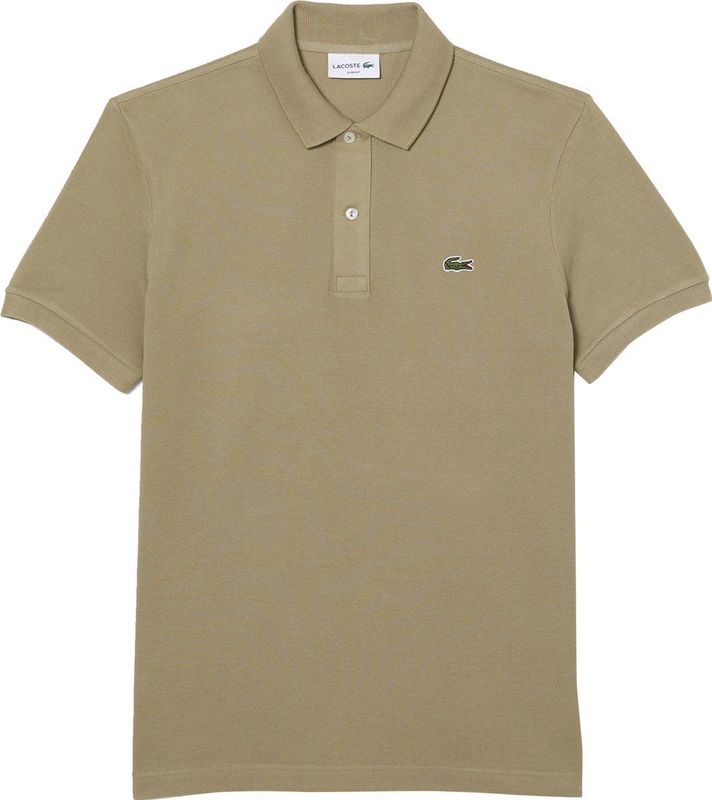 Lacoste Poloshirt Pique Beige - Heren