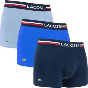 LACOSTE - Boxershorts - Blauw - Katoen - Set van 3