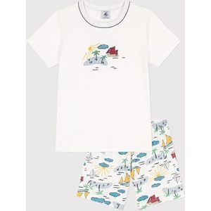 Petit Bateau Pijama Jongens Kousen, Wit / Multico, 5 Jaar, wit/meerkleurig